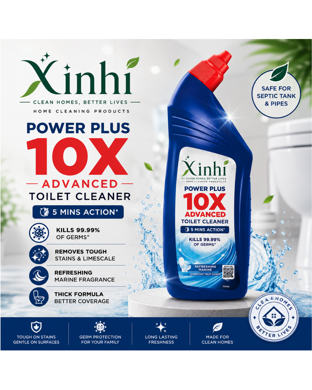 Xinhi toilet cleaner